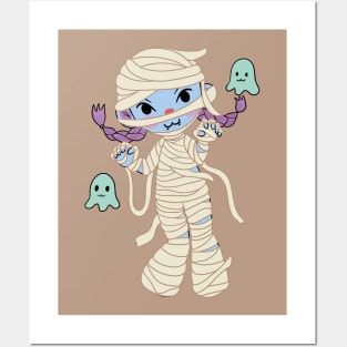 Mummy girl Posters and Art